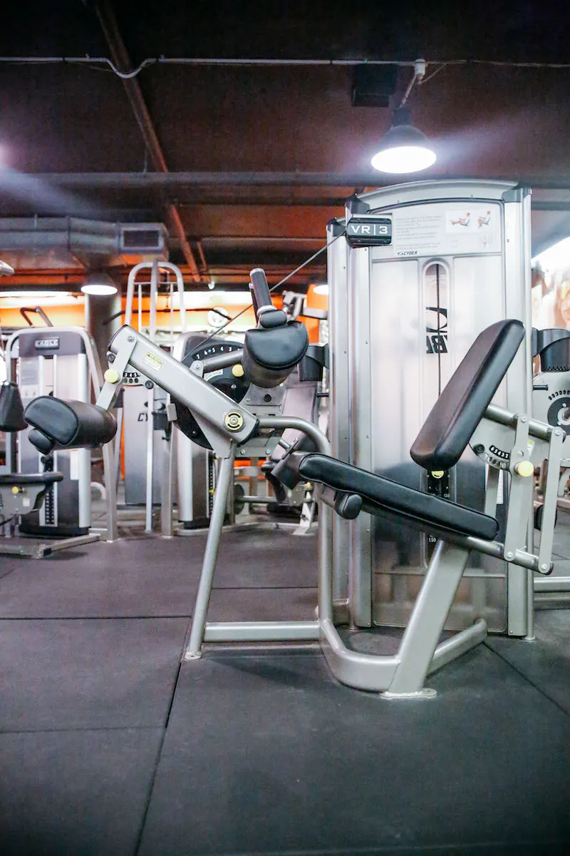 Cybex seated leg curl machine